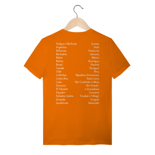 Nome do produto camiseta AMÉRICA É CONTINENTE