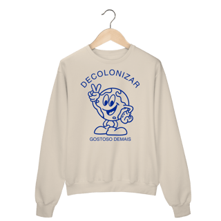 Nome do produto moletom DECOLONIZAR gostoso demais