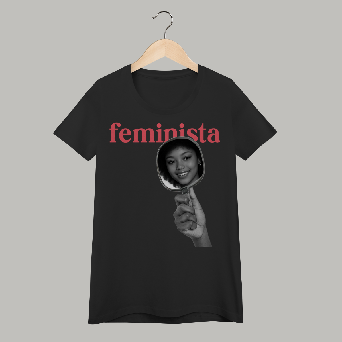 Nome do produto: baby look FEMINISTA