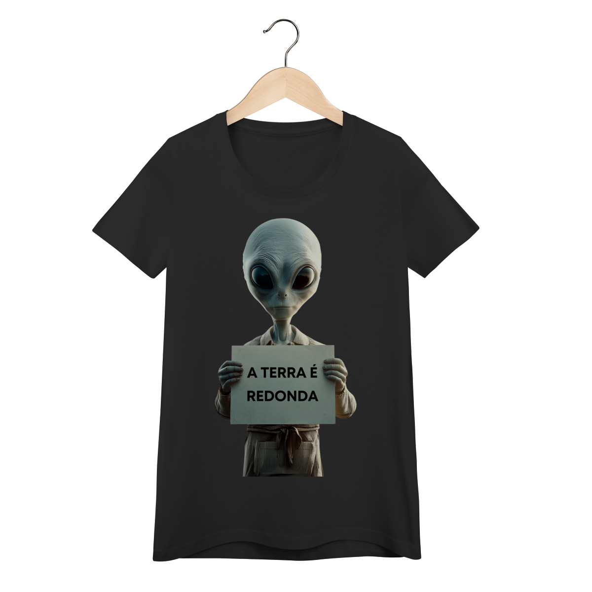 Nome do produto: baby look  A TERRA É REDONDA
