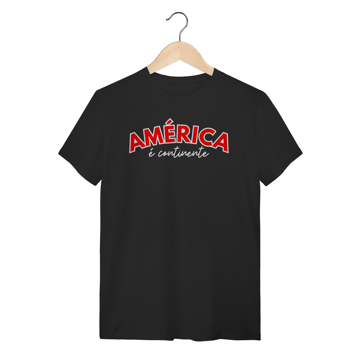 Nome do produto: camiseta AMÉRICA É CONTINENTE