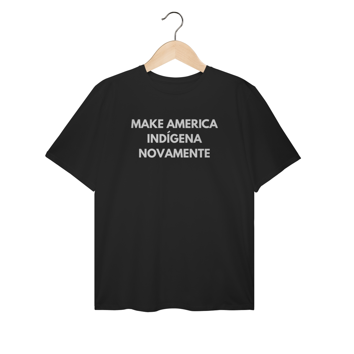 Nome do produto: plus size MAKE AMERICA INDÍGENA NOVAMENTE
