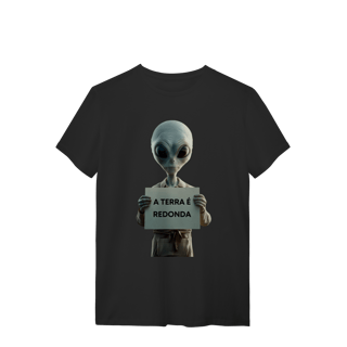 Nome do produto camiseta  A TERRA É REDONDA