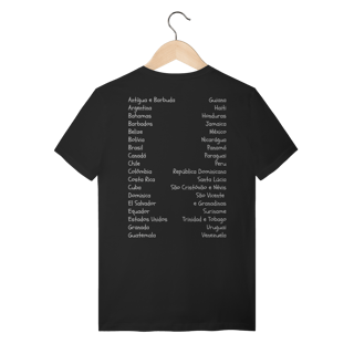 Nome do produto camiseta AMÉRICA É CONTINENTE