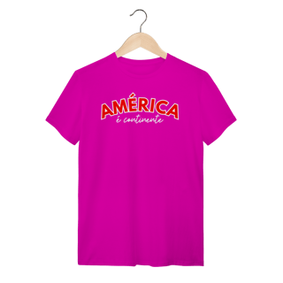 Nome do produto camiseta AMÉRICA É CONTINENTE