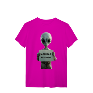Nome do produto camiseta  A TERRA É REDONDA