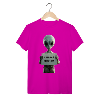 Nome do produto camiseta  A TERRA É REDONDA