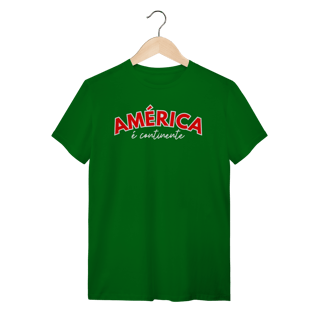 Nome do produto camiseta AMÉRICA É CONTINENTE