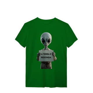 Nome do produto camiseta  A TERRA É REDONDA