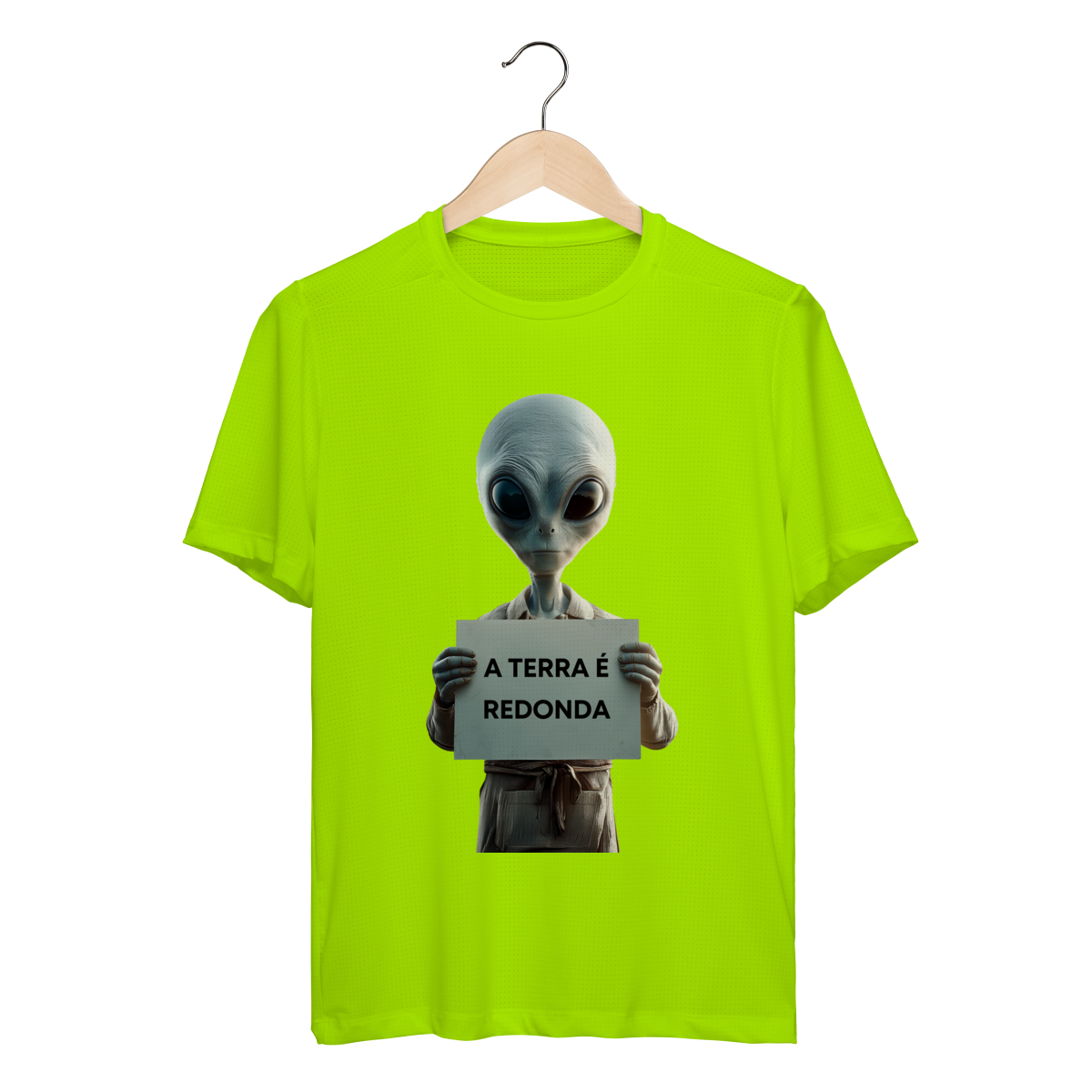 Nome do produto: camiseta sport dry UV - A TERRA É REDONDA