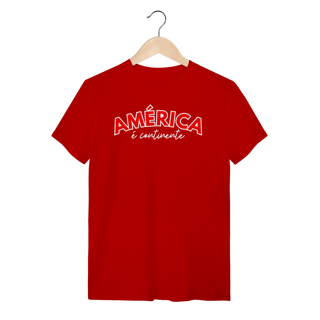 Nome do produto camiseta AMÉRICA É CONTINENTE