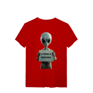 Nome do produto camiseta  A TERRA É REDONDA