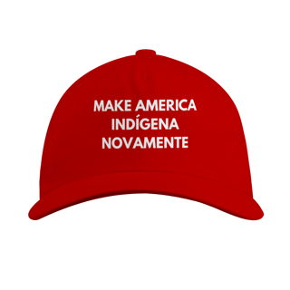 Nome do produto boné prime MAKE AMERICA INDÍGENA NOVAMENTE
