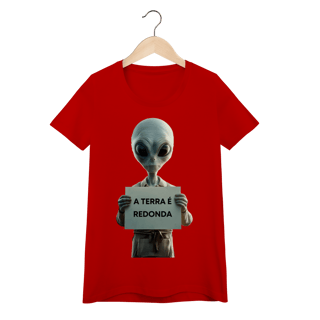 Nome do produto baby look  A TERRA É REDONDA