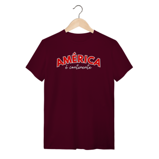 Nome do produto camiseta AMÉRICA É CONTINENTE