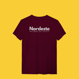 Nome do produto camiseta NORDESTE obrigadO por existir