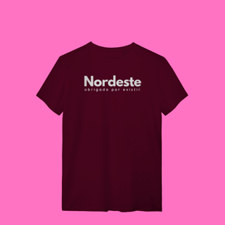 Nome do produto camiseta NORDESTE obrigadA por existir