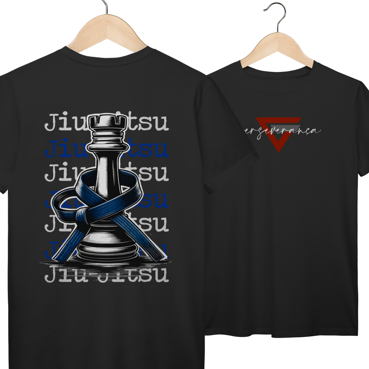 Camiseta algodão - Faixa Azul