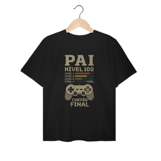 Nome do produto Camiseta Plus Size Dia dos Pais Modelo 1 - Chefão Final