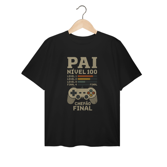 Camiseta Plus Size Dia dos Pais Modelo 1 - Chefão Final