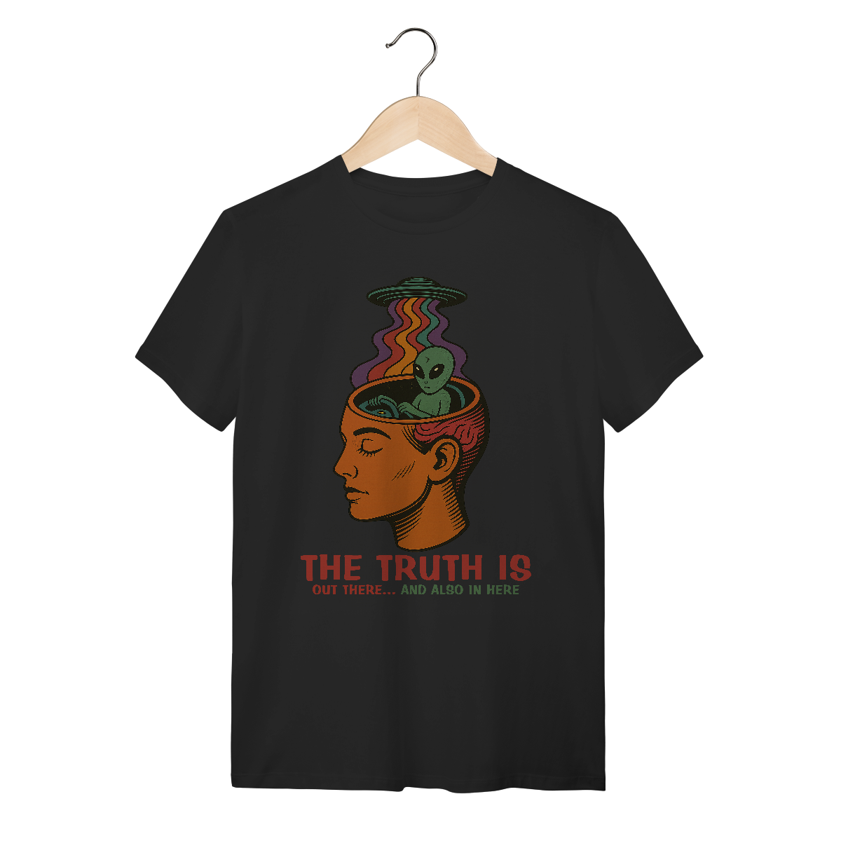 Nome do produto: Camiseta Ufologia Modelo 3 - The Truth is out there