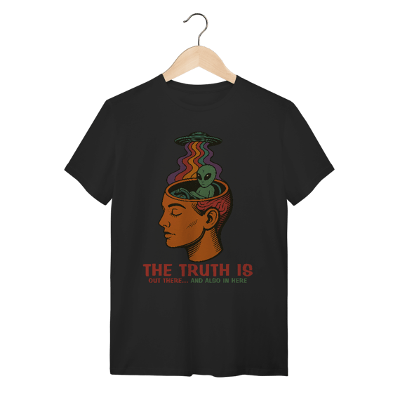 Camiseta Ufologia Modelo 3 - The Truth is out there