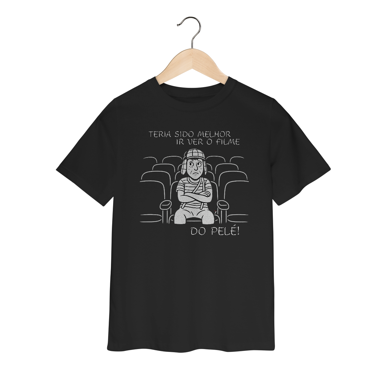 Nome do produto: Camiseta Infantil Chaves Modelo 2 - Filme do Pelé