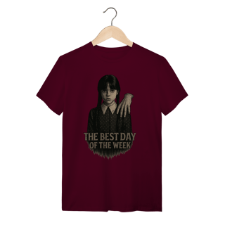 Nome do produto Camiseta Wandinha Modelo 1 - The Best Day of the Week