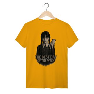 Nome do produto Camiseta Wandinha Modelo 1 - The Best Day of the Week