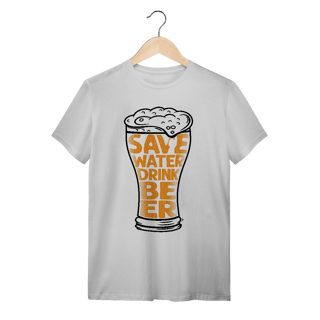 Nome do produto Camiseta Cerveja Modelo 4 - Save Water Drink Beer