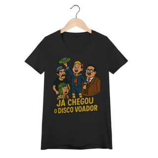 Nome do produto Baby Look Chaves Modelo 1 - Já Chegou o Disco Voador