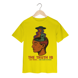 Nome do produto Camiseta Infantil Ufologia Modelo 3 - The Truth is out there