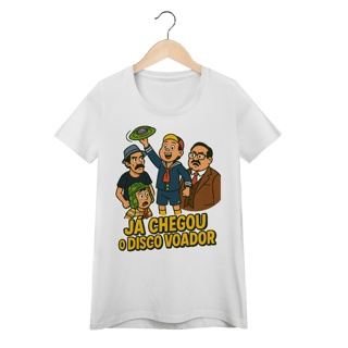Nome do produto Baby Look Chaves Modelo 1 - Já Chegou o Disco Voador