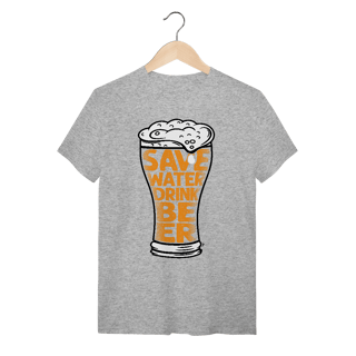 Nome do produto Camiseta Cerveja Modelo 4 - Save Water Drink Beer