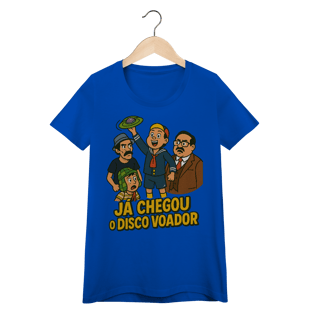 Nome do produto Baby Look Chaves Modelo 1 - Já Chegou o Disco Voador