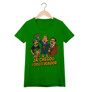 Nome do produto Baby Look Chaves Modelo 1 - Já Chegou o Disco Voador
