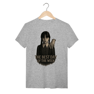 Nome do produto Camiseta Wandinha Modelo 1 - The Best Day of the Week