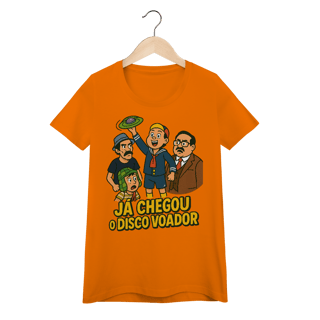 Nome do produto Baby Look Chaves Modelo 1 - Já Chegou o Disco Voador