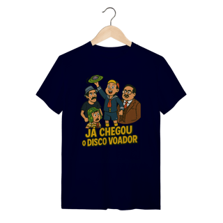Nome do produto Camiseta Chaves Modelo 1 - Já Chegou o Disco Voador