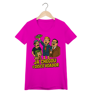 Nome do produto Baby Look Chaves Modelo 1 - Já Chegou o Disco Voador