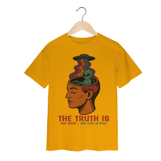 Nome do produto Camiseta Infantil Ufologia Modelo 3 - The Truth is out there