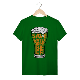Nome do produto Camiseta Cerveja Modelo 4 - Save Water Drink Beer