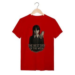 Nome do produto Camiseta Wandinha Modelo 1 - The Best Day of the Week