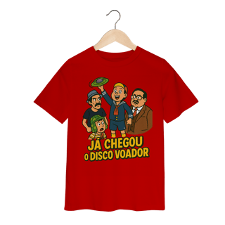 Nome do produto Camiseta Infantil Chaves Modelo 1 - Já Chegou o Disco Voador