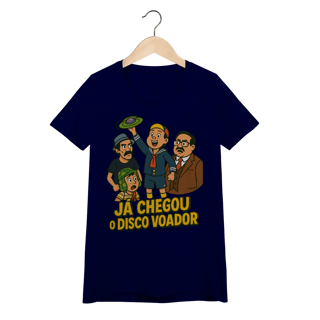 Nome do produto Baby Look Chaves Modelo 1 - Já Chegou o Disco Voador