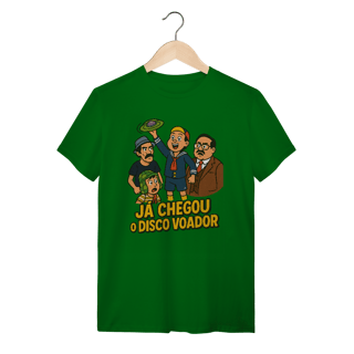 Nome do produto Camiseta Chaves Modelo 1 - Já Chegou o Disco Voador
