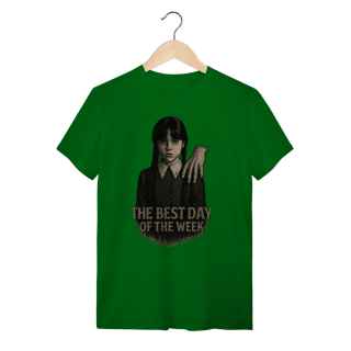 Nome do produto Camiseta Wandinha Modelo 1 - The Best Day of the Week