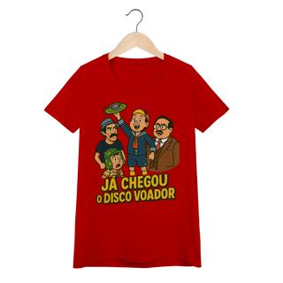 Nome do produto Baby Look Chaves Modelo 1 - Já Chegou o Disco Voador