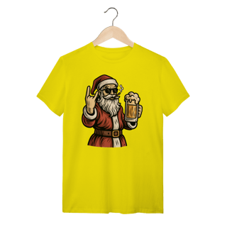 Nome do produto Camiseta Natal Modelo 4 - Papai Noel Bebendo Cerveja