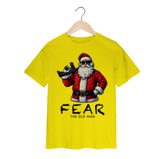 Nome do produto Camiseta Infantil Natal Modelo 3 - Fear The Old Man
